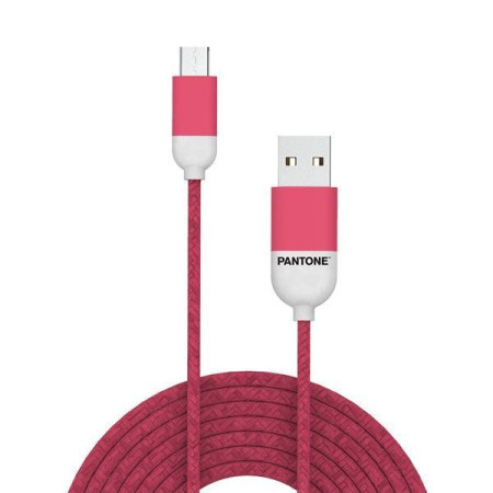 Pantone micro USB kabl u pink boji ( PT-MC001-5P ) - Img 1