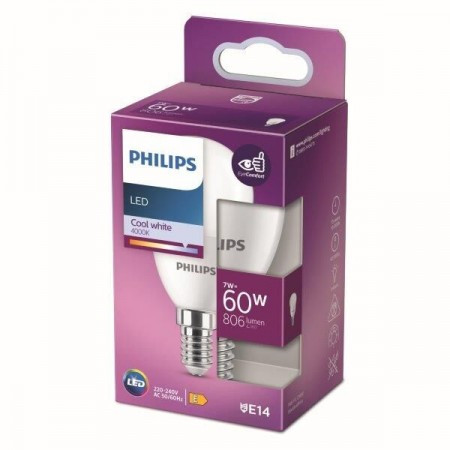 Philips LED sijalica 60w p48 e14 cw, 929002979155, ( 17937 )