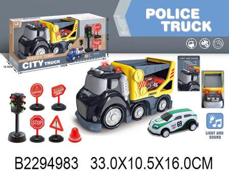 Policijski kamion sa saobraćajnim znakovima ( 98304K ) - Img 1