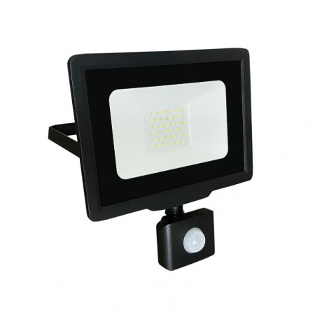 Prosto LED reflektor sa PIR senzorom 30W ( LRF008SW-30/BK ) - Img 1