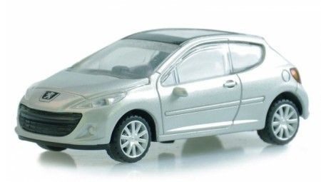 Rastar automobil Peugeot 207 1:43 (41800) - siv ( 6211197 ) - Img 1