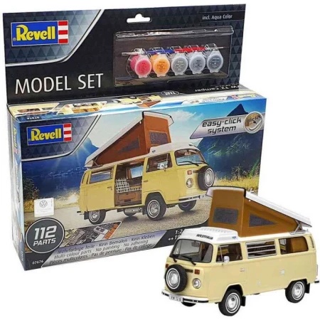 Revell model set vw t2 camper easy-click-system ( RV67676 ) -1