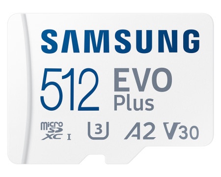 Samsung MB-MC512SA EVO PLUS MicroSD 512GB class 10 + Adapter Memorijska kartica