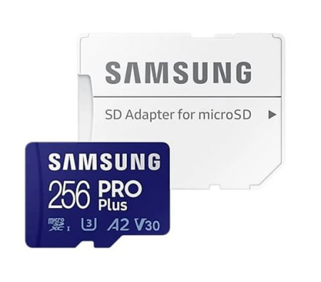 Samsung memorijska kartica SD micro pro plus 256GB + Adapter MB-MD256SA/EU ( 0001317228 ) - Img 1