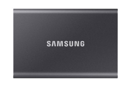 Samsung portable SSD 1TB, T7, USB 3.2 Gen.2 (10Gbps), grey ( MU-PC1T0T/WW )