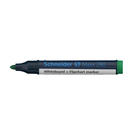 Schneider maxx 290, marker za tablu, okrugli vrh, zelena, ( 196403 )