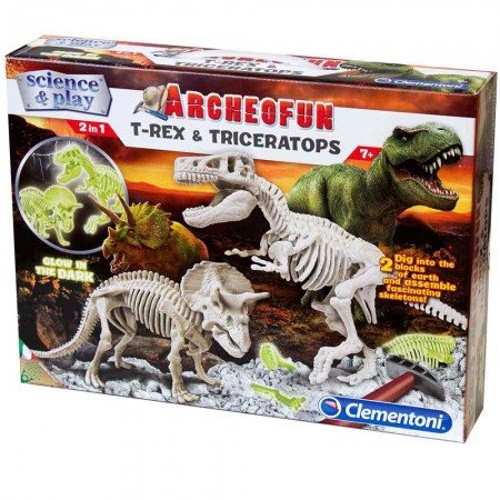 Science&amp;play t-rex i triceraptors svetleci ( CL61245 ) - Img 1