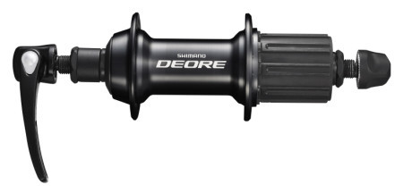 Shimano nabla zadnja deore fh-t610-l, 32h, 8/9/10 brzina, old 135mm, axle 146mm, qr 168mm, black, ind.pack ( EFHT610BZAL ) - Img 1
