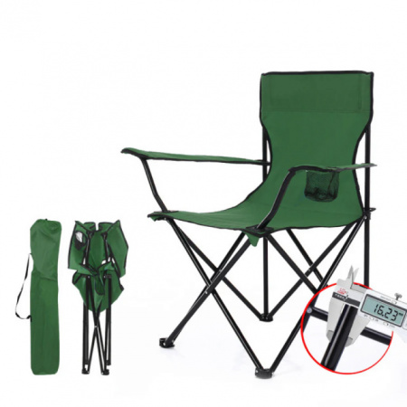 Sklopiva stolica za kampovanje zelena