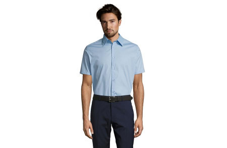 SOL'S Broadway muška košulja sa kratkim rukavima Sky blue XL ( 317.030.52.XL )
