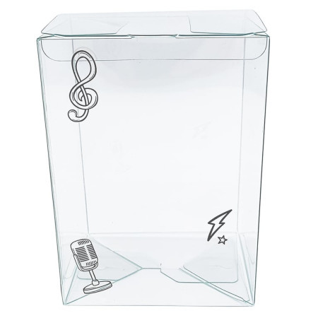 Spawn Clear Music Version 4&#039;&#039; Pop Protector With Film On It With Soft Crease Line And Automatic Bot Lock ( 053538 ) - Img 1