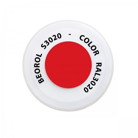Sprej crvena Traffico RAL3020 Beorol ( S3020 ) - Img 1
