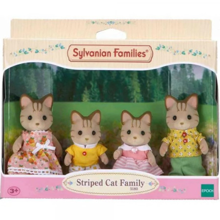 Sylvanian porodica prugastih mackica ( EC5180 )  - Img 1