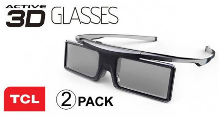 TCL 3D Naočare GX21AB Active Shutter Glasses Double Pack Black - Img 1