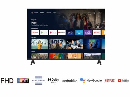 TCL 43S5400A/ DLED/ 43"/ Full HD/ 60Hz/ Android TV/ crni Televizor ( 43S5400A )