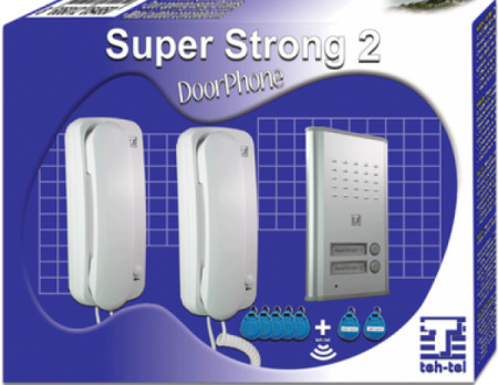 Teh-tel Audio interfon za 2 korisnika sa ID čitačem SUPER STRONG 2 - Img 1