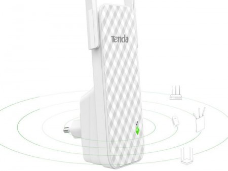 Tenda A9 WiFi ripiter/ruter 300Mbps repeater mode client+AP white (Alt WNP-RP300) - Img 1