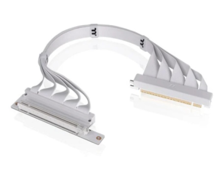 Thermaltake PCI-E4.0 Dual 90 Degree 400mm/90Adapter/Snow/AC-077-CO6OTN-C1 Riser