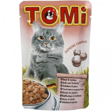 Tomi hrana za mačke teletina/curetina 100g ( TM43008 )