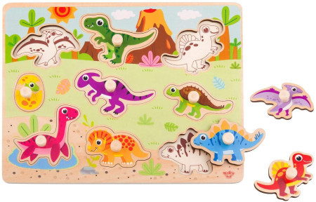 Tooky toy drvena umetaljka - dinosaurusi ( A058569 )
