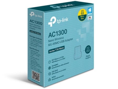 TP-Link bežični adapter archer T3U nano Wi-Fi/AC1300/867Mbps/433Mbps/interna antena ( ARCHER T3U NANO )