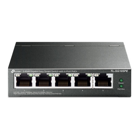 Tp-link TL-SG105pe Poe+ EasySmart upravljiv 5-port. Gig.