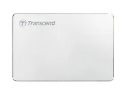 Transcend ts1tsj25c3s anti-shock iron grey hdd e2.5" 1tb usb 3.1 slim