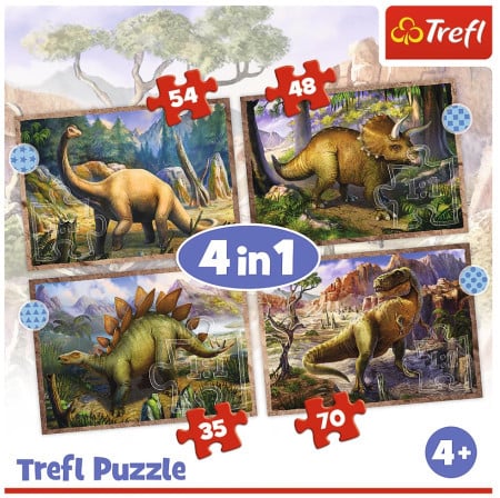 Tref line 34383 4u1 puzzle dino ( T43830 )