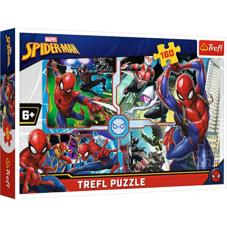 Tref line puzzle 160 spider man to ( T15357 )