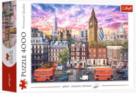 Tref line puzzle 4000 walking around london ( T45010 )