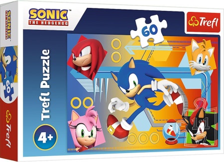 Tref line puzzle 60 pcs sonic ( T17387 )