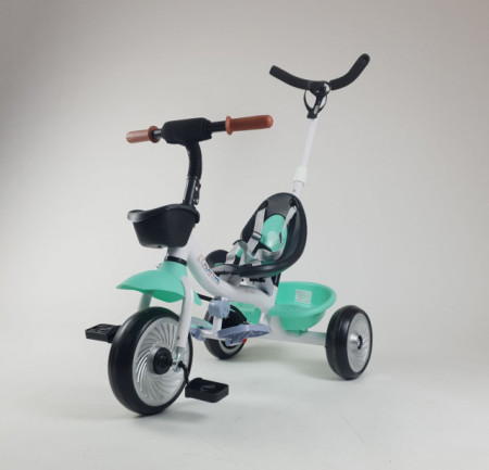 Tricikl sa ručicom za guranje model 429 - Zeleni - Img 1