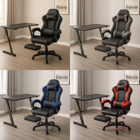 Trick gejmerski sto Tron desk + Storm stolica