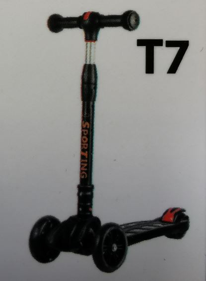 Trotinet Scooter Runner - silikonski svetleći točkovi do 60 kg nosivost ( T7 ) - Img 1