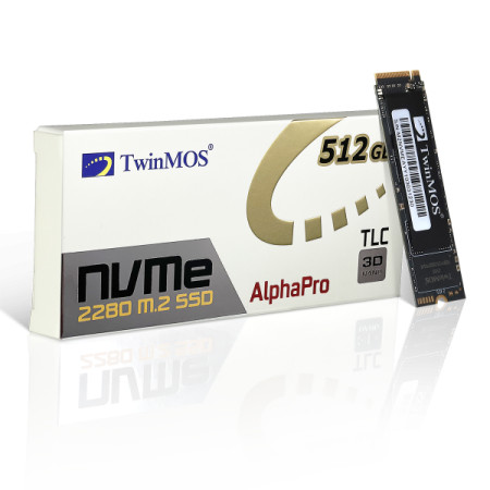 TwinMos SSD M.2 NVMe 512GB, 3500MBs/3080MBs NVMeFGBM2280