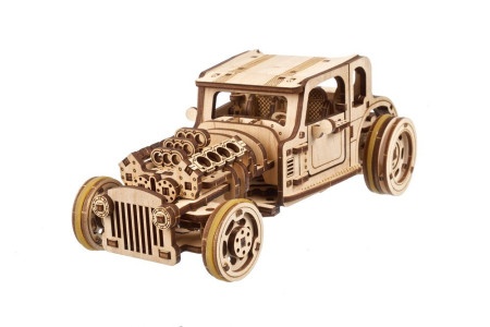 Ugears 3D mehanička slagalica - HOT ROAD FURIOUS MOUSE ( 7118)