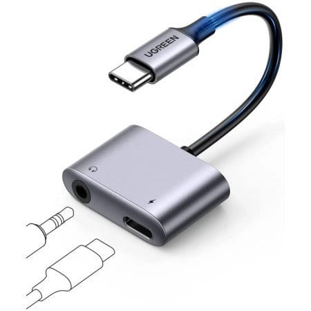 Ugreen CM231 USB-C na 3.5mm i USB-C Audio Ada ( 60164  )-1