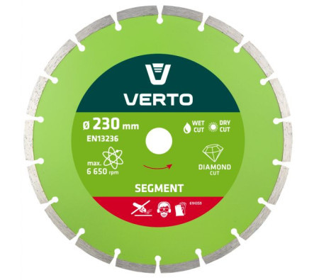 Verto dijamantski disk 230mm segment ( 61H3S9 ) - Img 1