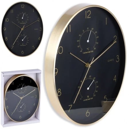 Vilde 569934 - Zidni sat sa termometrom 27cmx34,5cm