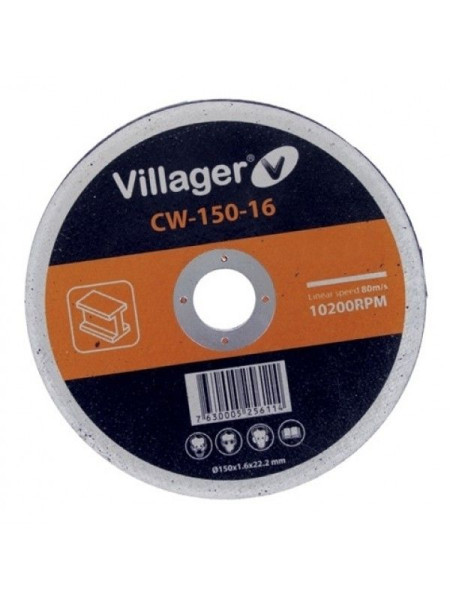 Villager Cw12510-rezna ploca za metal 125x1.0 mm ( 023770 )