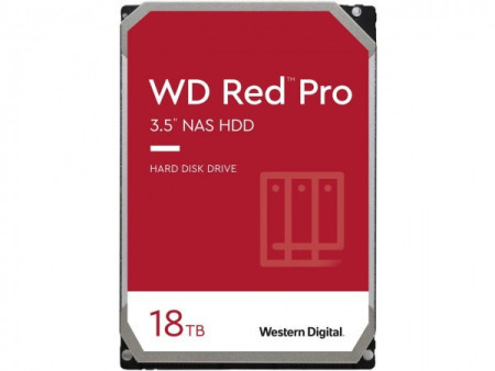 WD HDD SATA 18TB WD181KFGX red pro NAS 7200 RPM 512MB - Img 1