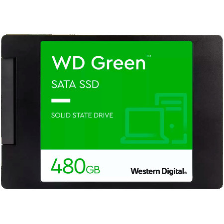 WD SSD green (2.5", 480GB, SATA 6Gbs) ( WDS480G3G0A )
