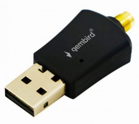 WNP-UA300P-02 **Gembird High power USB wireless adapter 300N, detachable antena, RF pwr <20dBm (676)