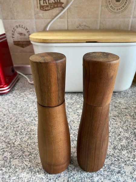 Wood holz mlin za biber fi 55 * 190 mm ( 30133 O ) orah - Img 1