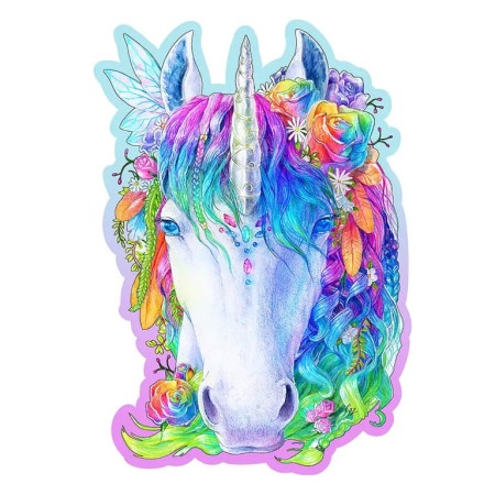 Wooden City Stylish Unicorn Wooden Puzzle M (150 Pieces) ( 058873 )