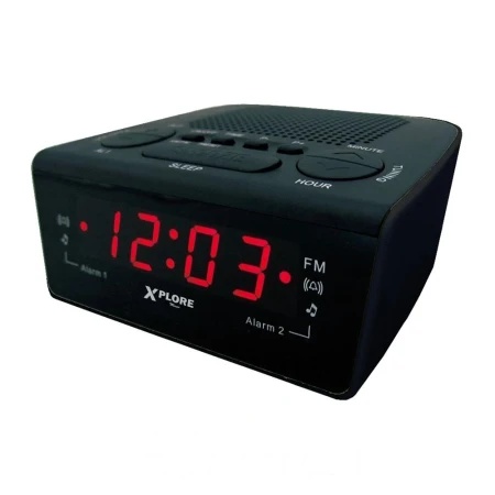 Xplore XP336 Digitalni radio sa alarmom crna ( 84040 )