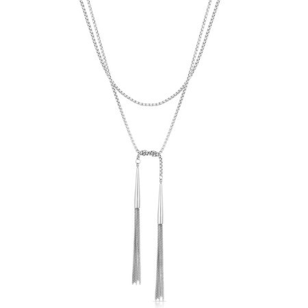 Ženska freelook srebrna ogrlica od hirurškog Čelika ( frj.3.6011.1 )