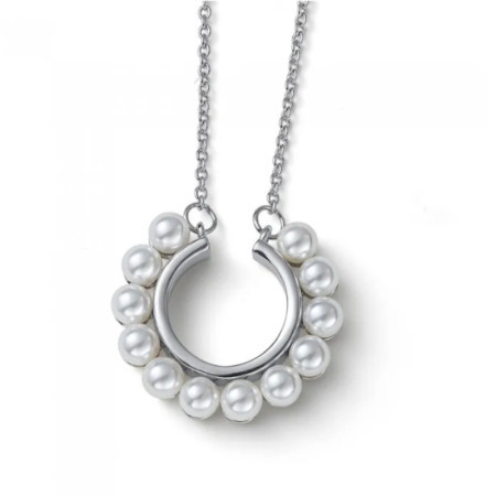 Ženska oliver weber river pearl ogrlica sa swarovski perlama ( 12248 )