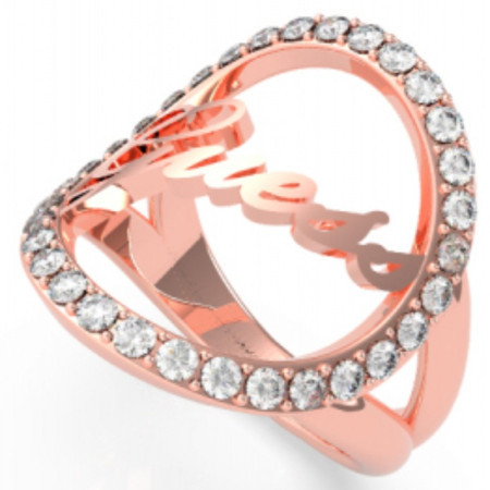 Ženski guess all around you roze zlatni prsten od hirurškog Čelika 54mm ( ubr20051-50 ) - Img 1