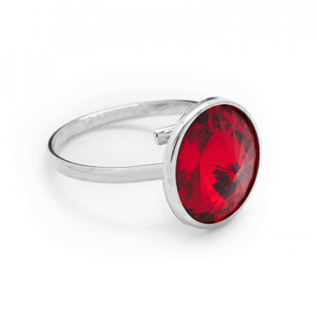 Ženski victoria cruz basic l light siam prsten sa swarovski crvenim kristalom ( a2405-64a ) - Img 1